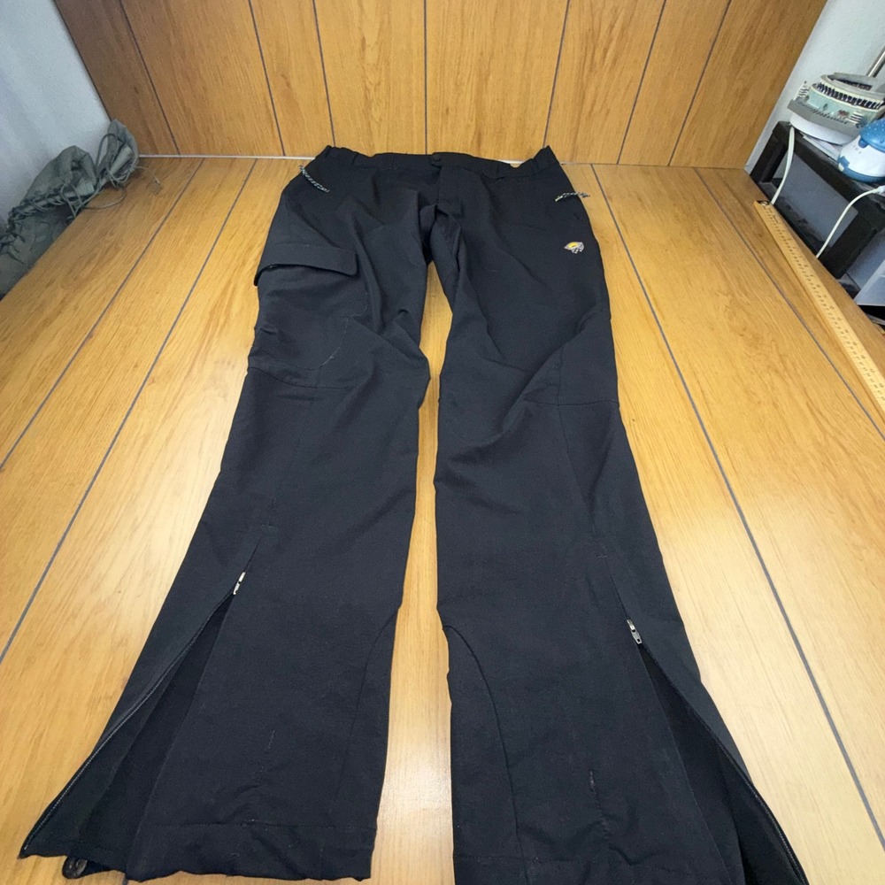 Mountain Hardwear Mens Black Softshell skiing Cargo Pants OM2259 Large L